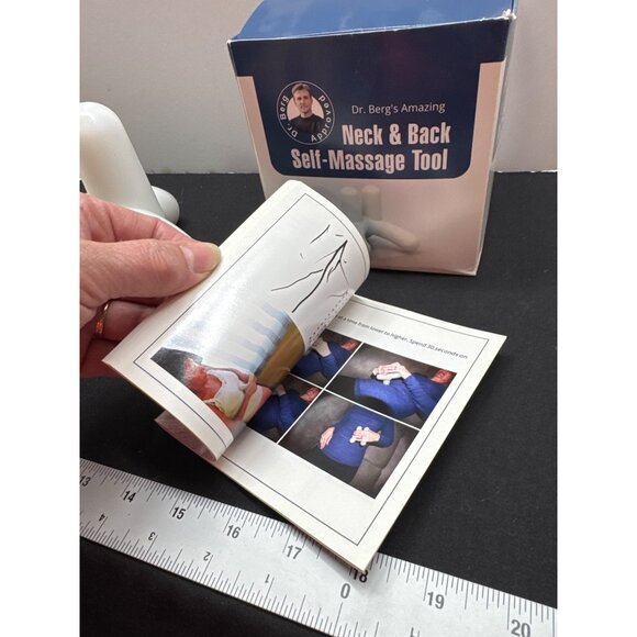 Dr. Bergs Neck & Back Self-Massage Tool For Muscle Relaxation & Pain Relief - Picture 5 of 6